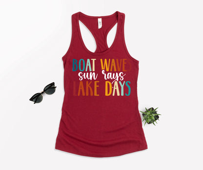 Boat Waves Sun Rays Lake Days Shirt, Lake Shirt, Boat Waves Shirt-newamarketing