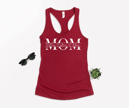 Mama Shirt with Kids Names, Personalized Mom Shirt, Names Mom Shirt-newamarketing