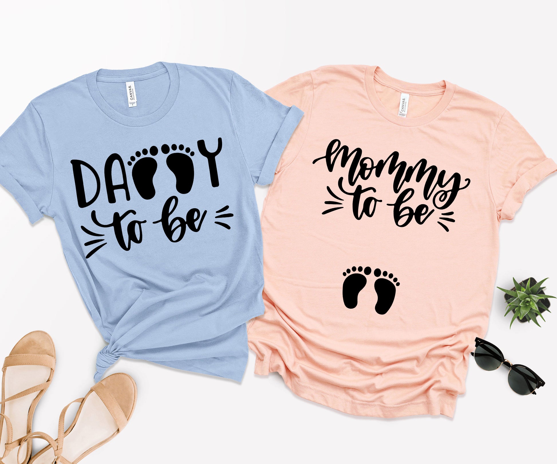 Mommy to Be and Daddy to Be Shirts, Mommy and Daddy Matching Shirts, New Parents Shirts-newamarketing