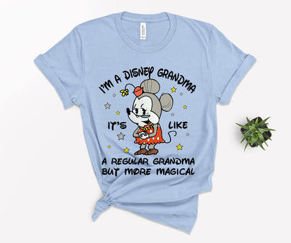 Disney Grandma Shirt, Grandma Minnie Mouse Shirt, Grandma T-shirts-newamarketing