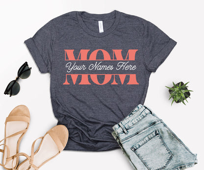 Custom Mom Shirts, Personalized Mothers Day Shirts, Mothers Day Shirt-newamarketing