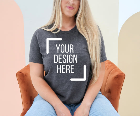 Bella Canvas Unisex T-Shirt, Custom T-Shirt Design, Personalized Crewneck T-Shirt - newamarketing