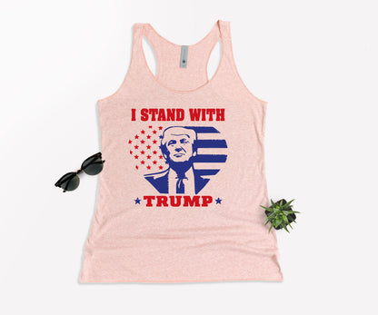 I Stand with Trump Shirt, Political Shirt, Trump Shirt-newamarketing