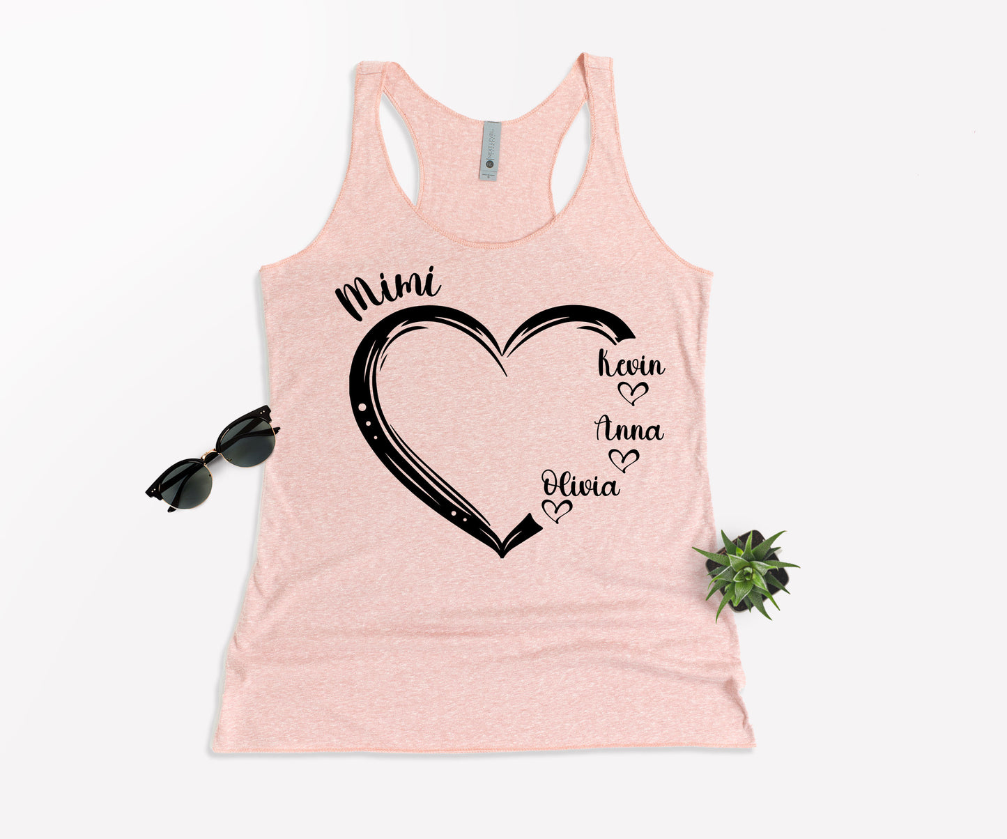 Custom Mimi Shirt, Mimi Heart Shirt, Custom Mother's Day Shirt-newamarketing