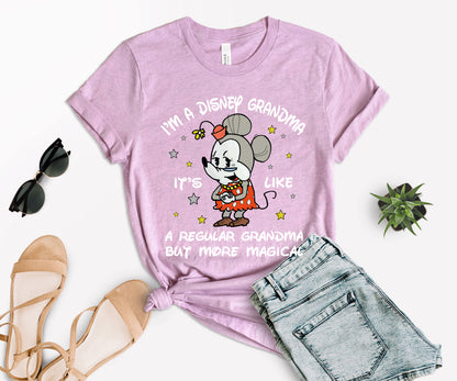 Disney Grandma Shirt, Grandma Minnie Mouse Shirt, Grandma T-shirts-newamarketing