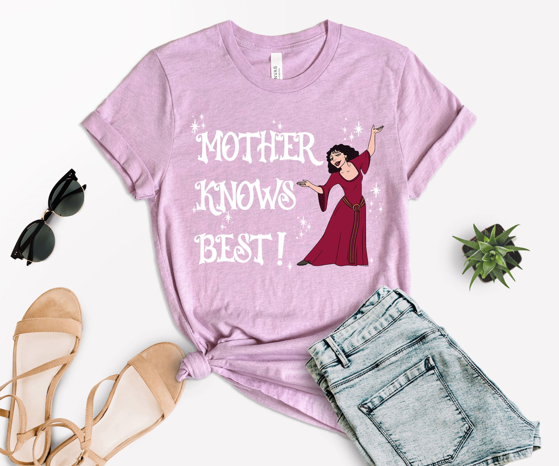 Tangled Mother Knows Best Shirt, Disney Mom Shirts, Disney Tangled Shirt-newamarketing