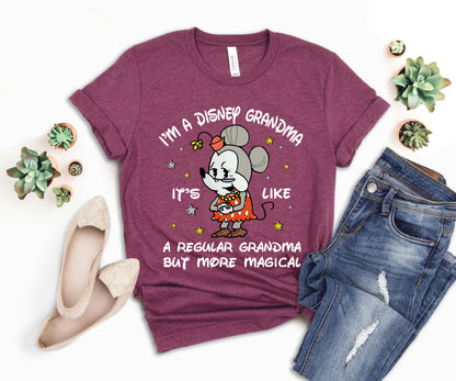 Disney Grandma Shirt, Grandma Minnie Mouse Shirt, Grandma T-shirts-newamarketing