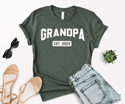 Grandpa Est Shirt, Custom Grandpa Shirt, Grandpa Shirt-newamarketing