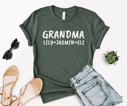 Custom Grandma Shirts, Grandma Shirts, Personalized Grandma Shirts-newamarketing