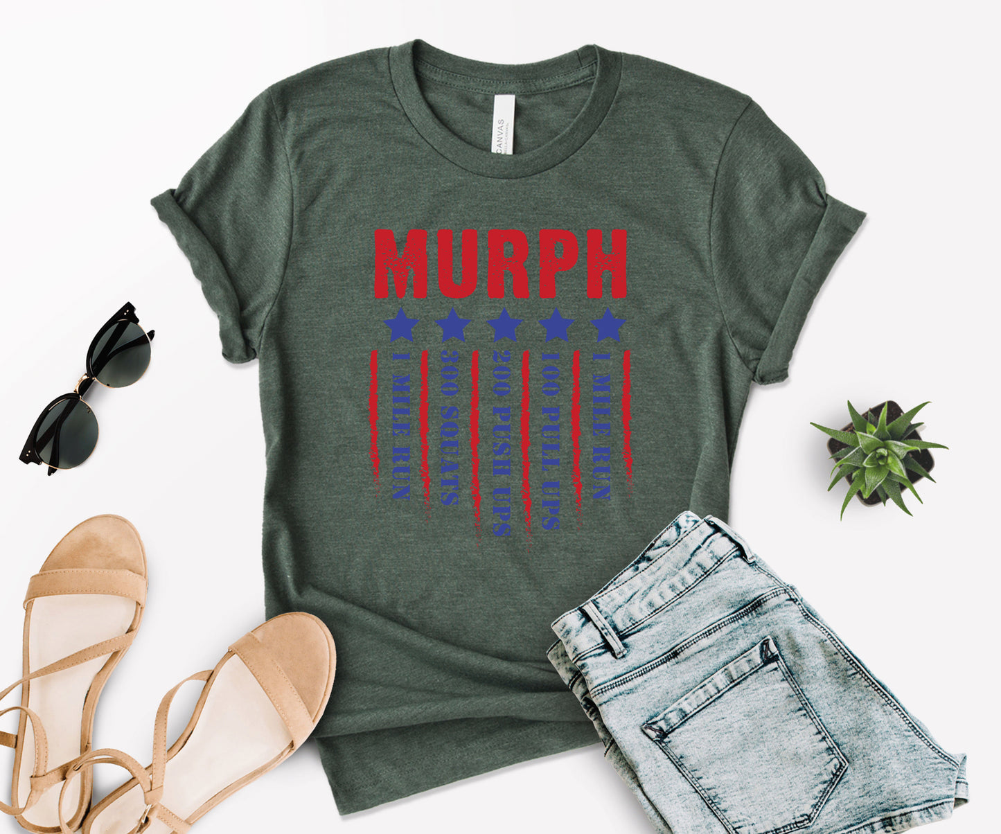 Murph Challenge Shirt, Memorial Day Shirt, American Patriot Shirt-newamarketing