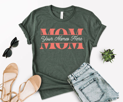 Custom Mom Shirts, Personalized Mothers Day Shirts, Mothers Day Shirt-newamarketing