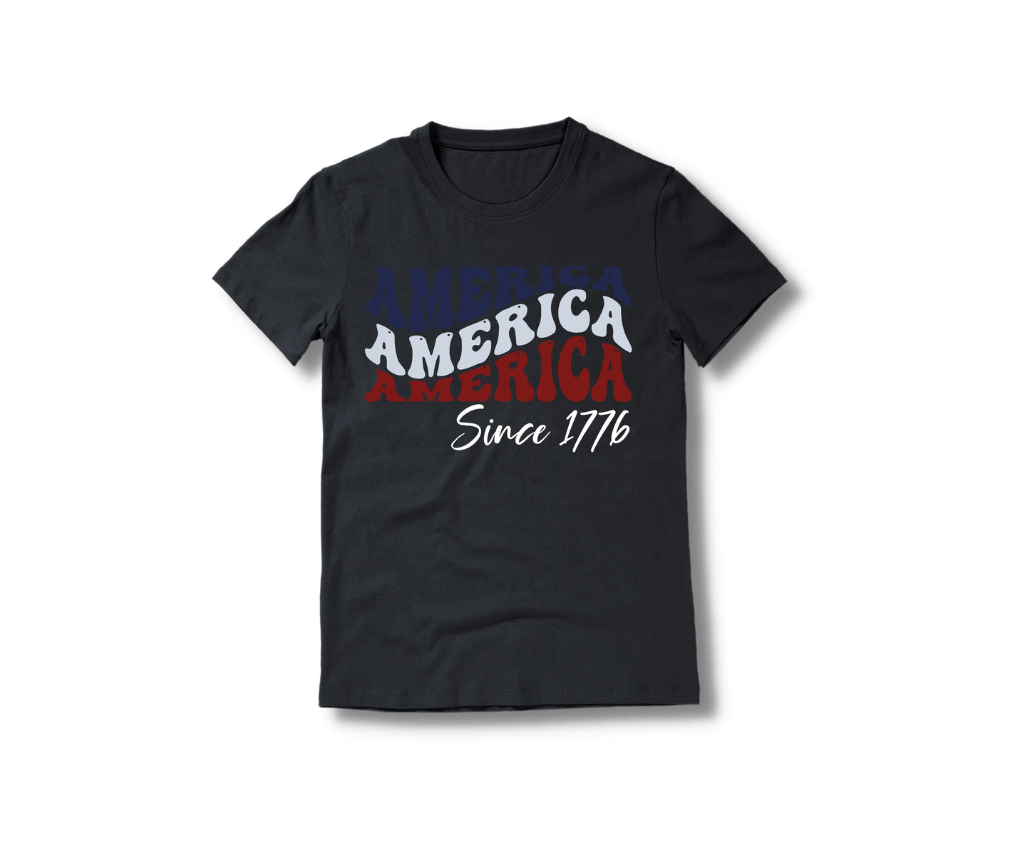 America 1776 Shirt, Independence Day Shirt, Comfort Colors T-Shirts-newamarketing