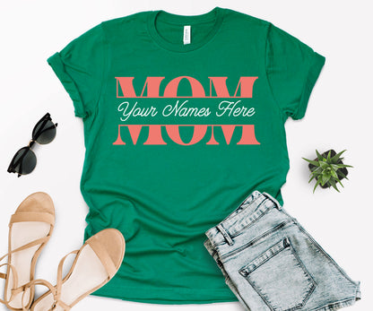 Custom Mom Shirts, Personalized Mothers Day Shirts, Mothers Day Shirt-newamarketing