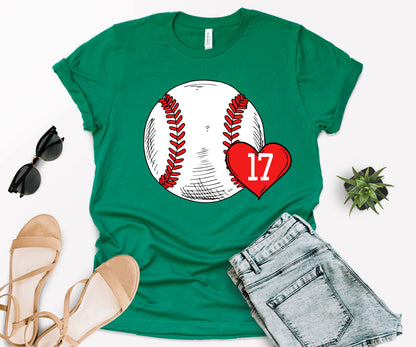 Custom Baseball Mom Shirt, Baseball Mom Number Shirt, Baseball Mom Shirt-newamarketing
