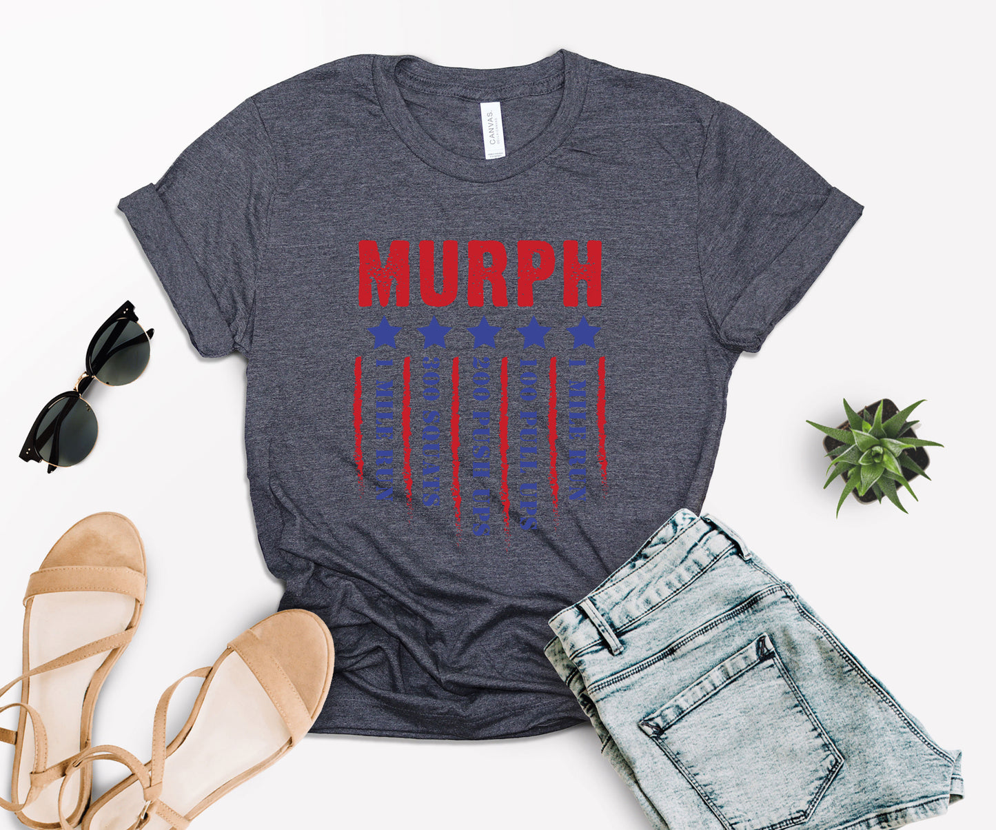Murph Challenge Shirt, Memorial Day Shirt, American Patriot Shirt-newamarketing