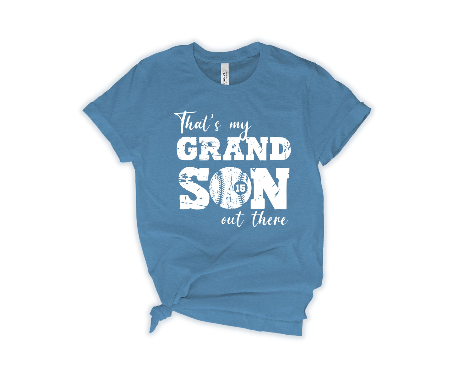 That's My Grandson Shirt, Custom Grandma Baseball Shirt, Grandma Shirt-newamarketing
