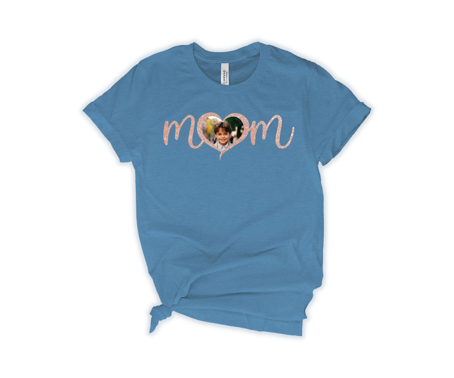 Custom Photo Mom Shirt, Mother Day Photo Shirt, Custom Mama Shirts-newamarketing