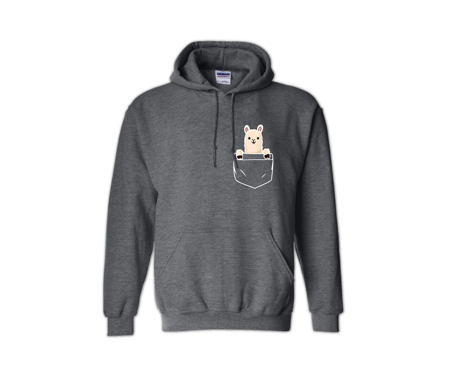 Pocket Llama Sweatshirt, Llama Sweater, Llama Hoodies-newamarketing