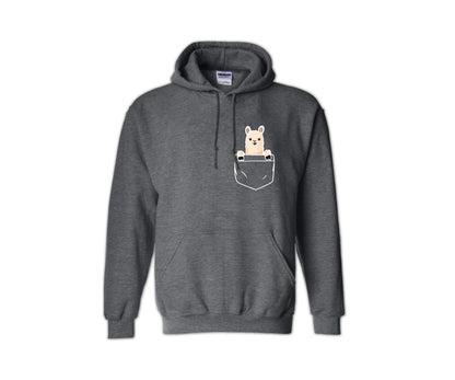 Pocket Llama Sweatshirt, Llama Sweater, Llama Hoodies-newamarketing