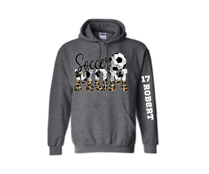Soccer Mom Sweatshirt, Custom Soccer Mom Hoodie, Your Name Soccer Sweatshirt-newamarketing