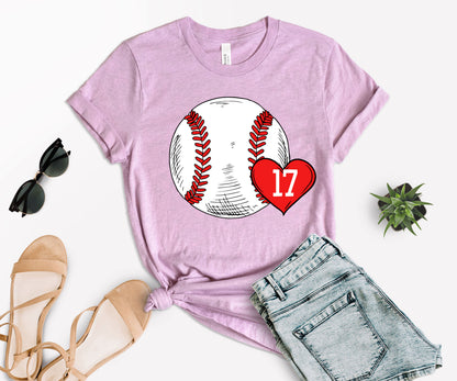 Custom Baseball Mom Shirt, Baseball Mom Number Shirt, Baseball Mom Shirt-newamarketing