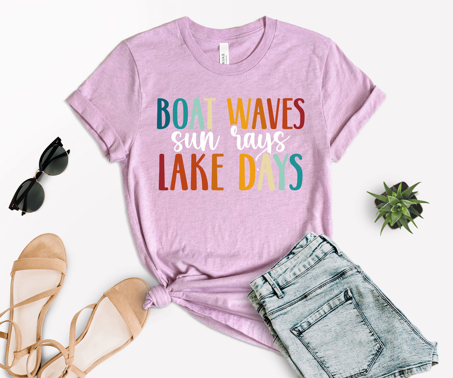 Boat Waves Sun Rays Lake Days Shirt, Lake Shirt, Boat Waves Shirt-newamarketing