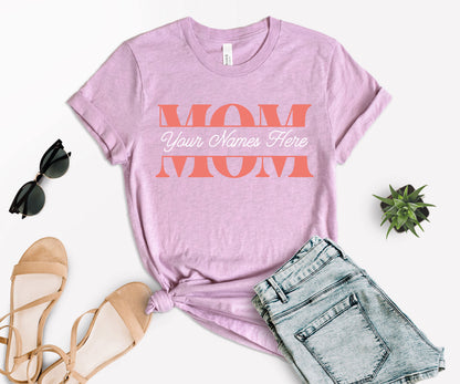 Custom Mom Shirts, Personalized Mothers Day Shirts, Mothers Day Shirt-newamarketing