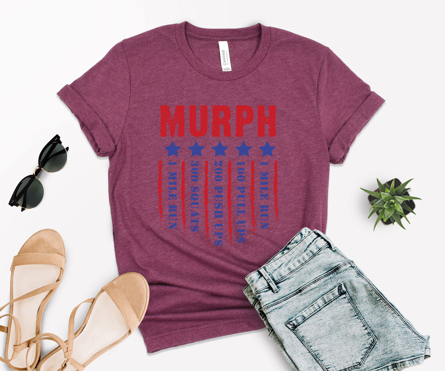 Murph Challenge Shirt, Memorial Day Shirt, American Patriot Shirt-newamarketing