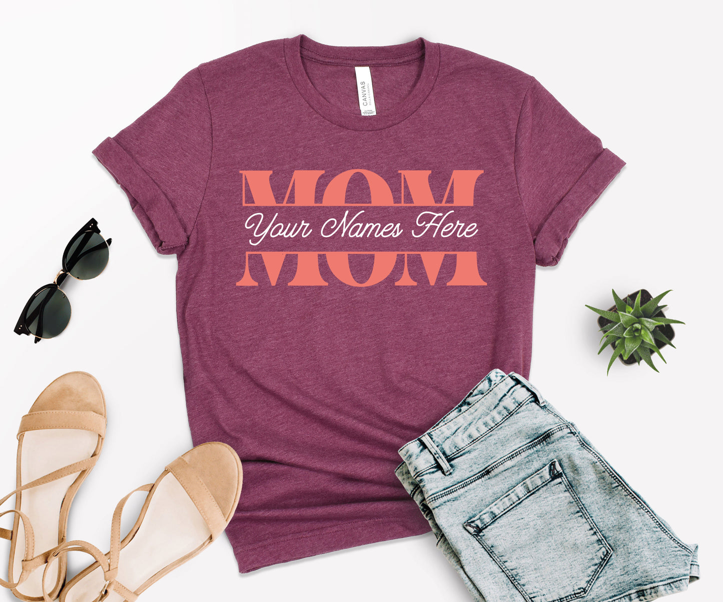 Custom Mom Shirts, Personalized Mothers Day Shirts, Mothers Day Shirt-newamarketing
