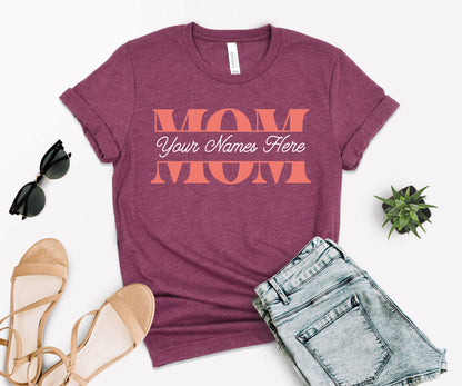 Custom Mom Shirts, Personalized Mothers Day Shirts, Mothers Day Shirt-newamarketing