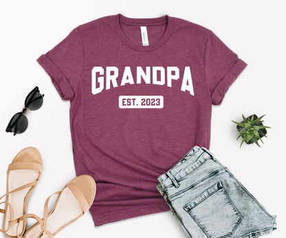 Grandpa Est Shirt, Custom Grandpa Shirt, Grandpa Shirt-newamarketing