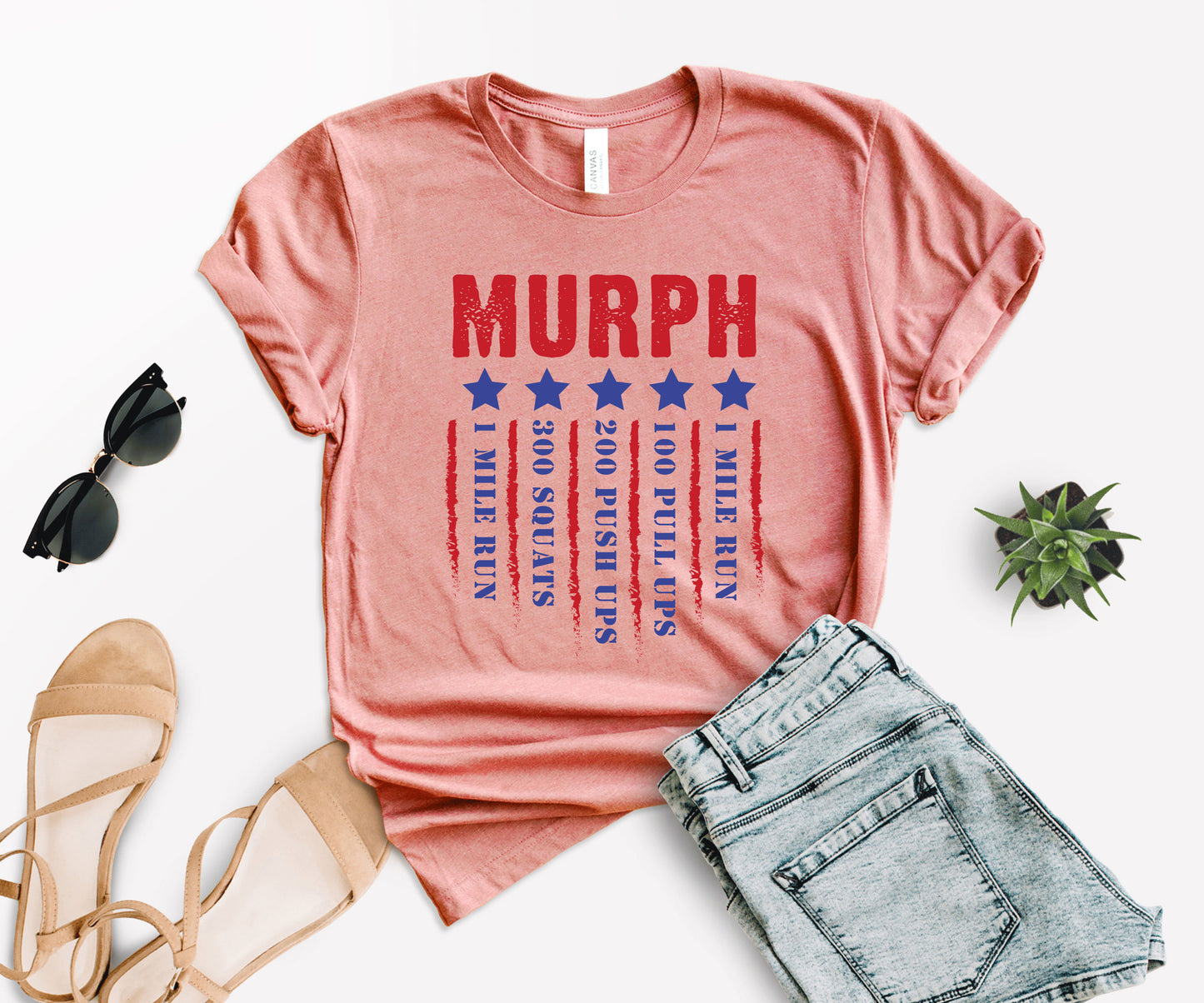 Murph Challenge Shirt, Memorial Day Shirt, American Patriot Shirt-newamarketing