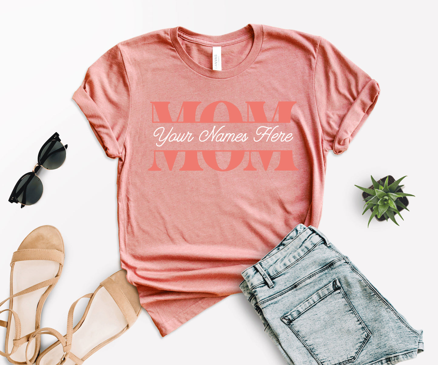 Custom Mom Shirts, Personalized Mothers Day Shirts, Mothers Day Shirt-newamarketing