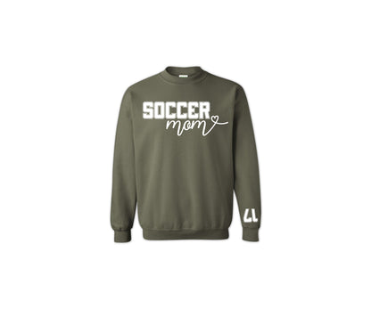 Custom Soccer Mom Sweatshirt, Number Soccer Hoodie, Soccer Mom Sweatshirt-newamarketing