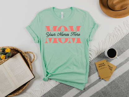 Custom Mom Shirts, Personalized Mothers Day Shirts, Mothers Day Shirt-newamarketing