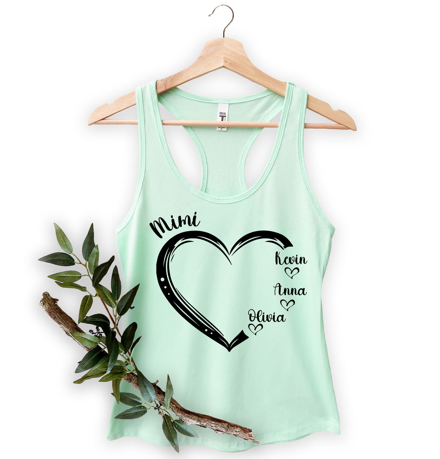 Custom Mimi Shirt, Mimi Heart Shirt, Custom Mother's Day Shirt-newamarketing