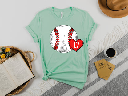 Custom Baseball Mom Shirt, Baseball Mom Number Shirt, Baseball Mom Shirt-newamarketing