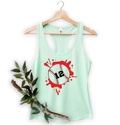 Personalized Baseball Mom Shirt, Baseball Numbers Shirt, Baseball Mom Shirt-newamarketing