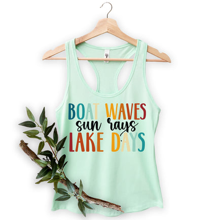Boat Waves Sun Rays Lake Days Shirt, Lake Shirt, Boat Waves Shirt-newamarketing