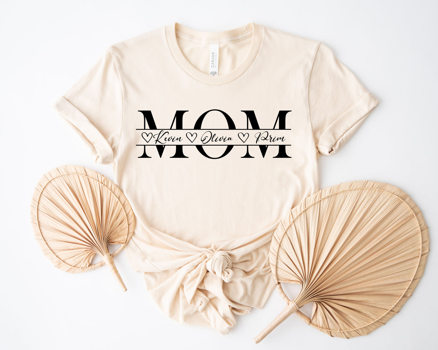 Mama Shirt with Kids Names, Personalized Mom Shirt, Names Mom Shirt-newamarketing