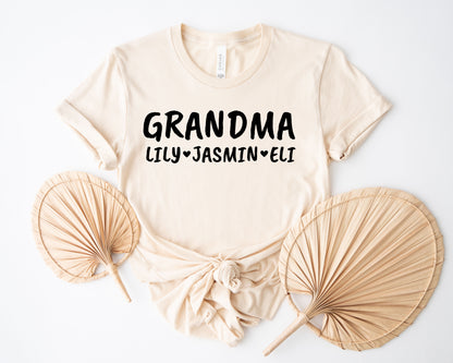 Custom Grandma Shirts, Grandma Shirts, Personalized Grandma Shirts-newamarketing