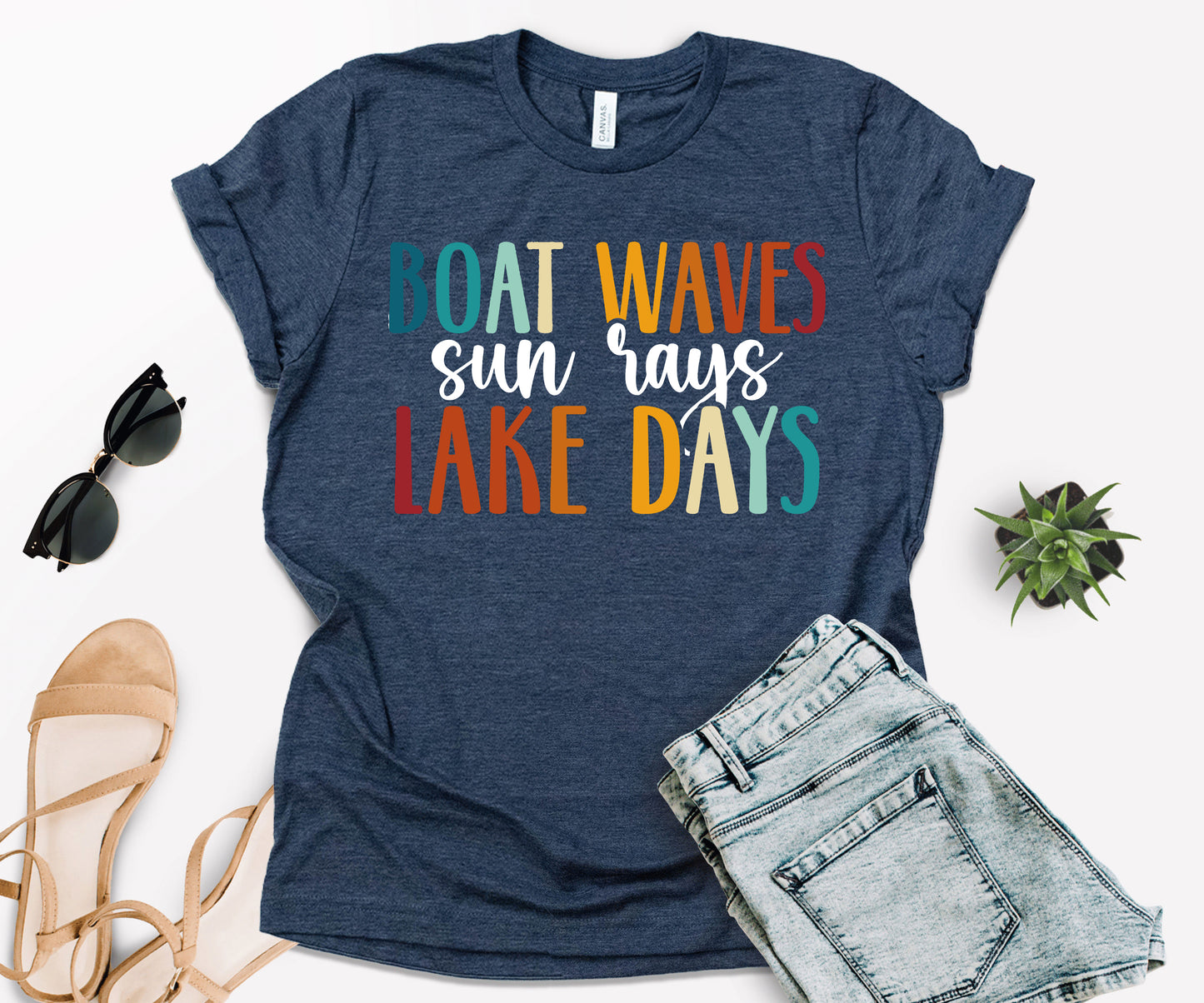 Boat Waves Sun Rays Lake Days Shirt, Lake Shirt, Boat Waves Shirt-newamarketing