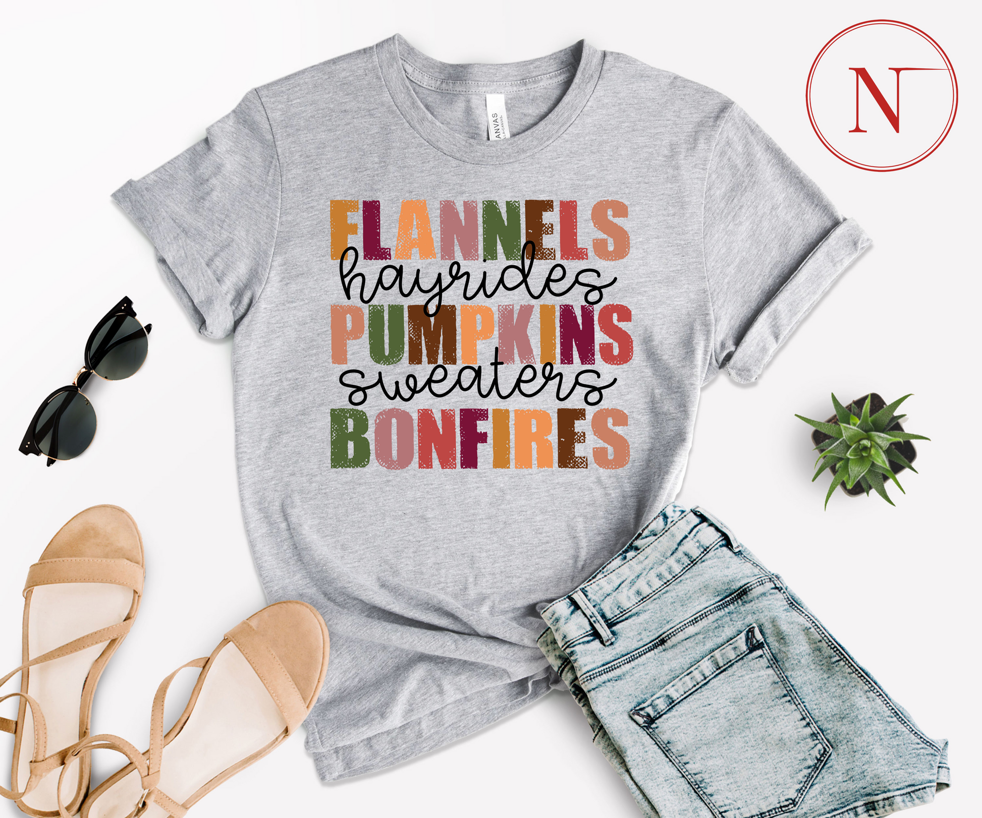 Newa Marketing, Flannels Hayrides Pumpkins Sweaters Bonfires Shirt, Thanksgiving T-Shirts, Pumpkin Fall Shirt, Autumn Tshirt, Halloween, high-quality, Made in the USA, Pumpkin Shirt, moms, father, mother, dad, kids, adult, youth, toddler t-shirt, baby onesie, matching, design, family, soft cotton, holiday, trip, vacation, gift