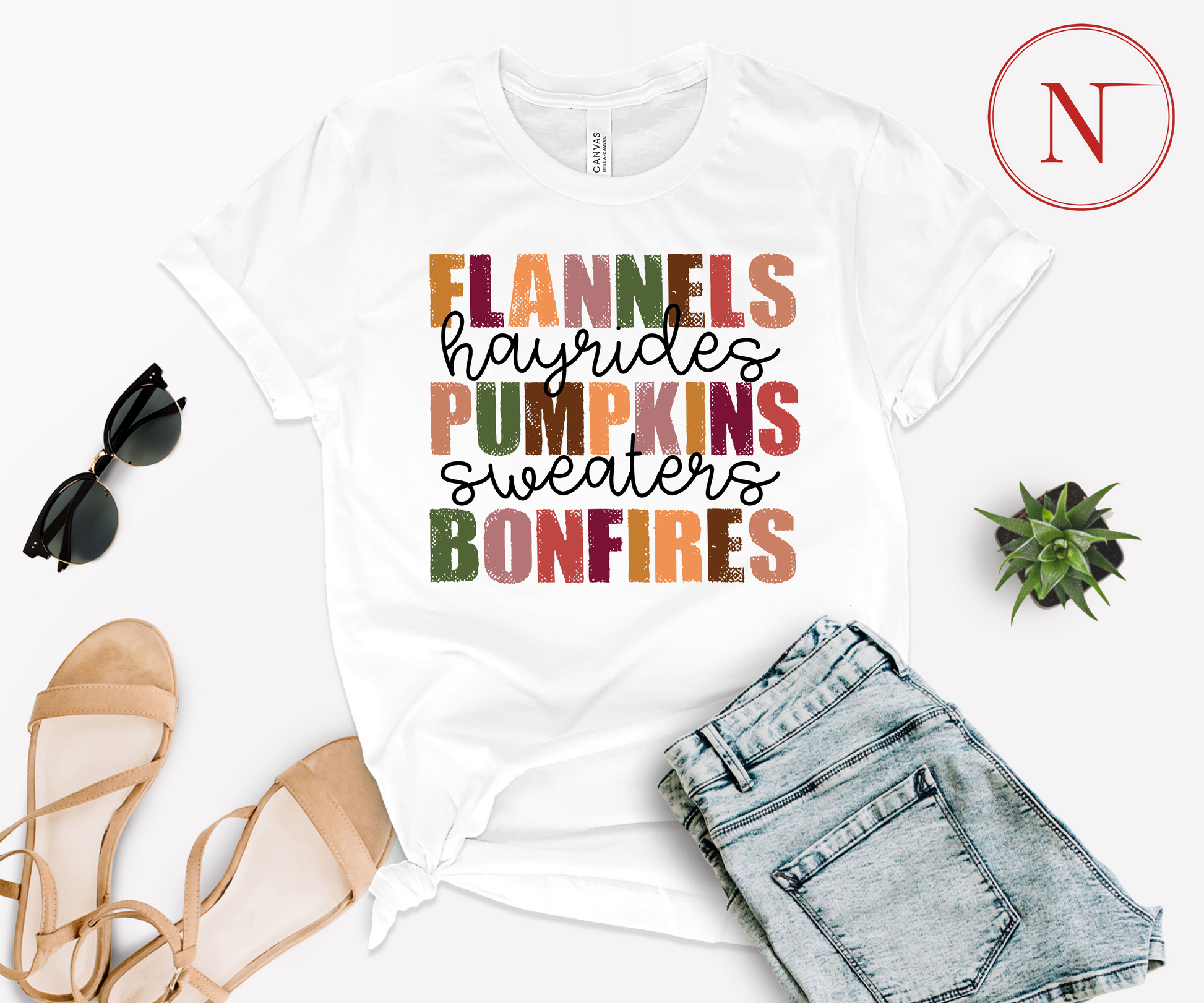 Newa Marketing, Flannels Hayrides Pumpkins Sweaters Bonfires Shirt, Thanksgiving T-Shirts, Pumpkin Fall Shirt, Autumn Tshirt, Halloween, high-quality, Made in the USA, Pumpkin Shirt, moms, father, mother, dad, kids, adult, youth, toddler t-shirt, baby onesie, matching, design, family, soft cotton, holiday, trip, vacation, gift
