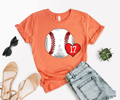 Custom Baseball Mom Shirt, Baseball Mom Number Shirt, Baseball Mom Shirt-newamarketing