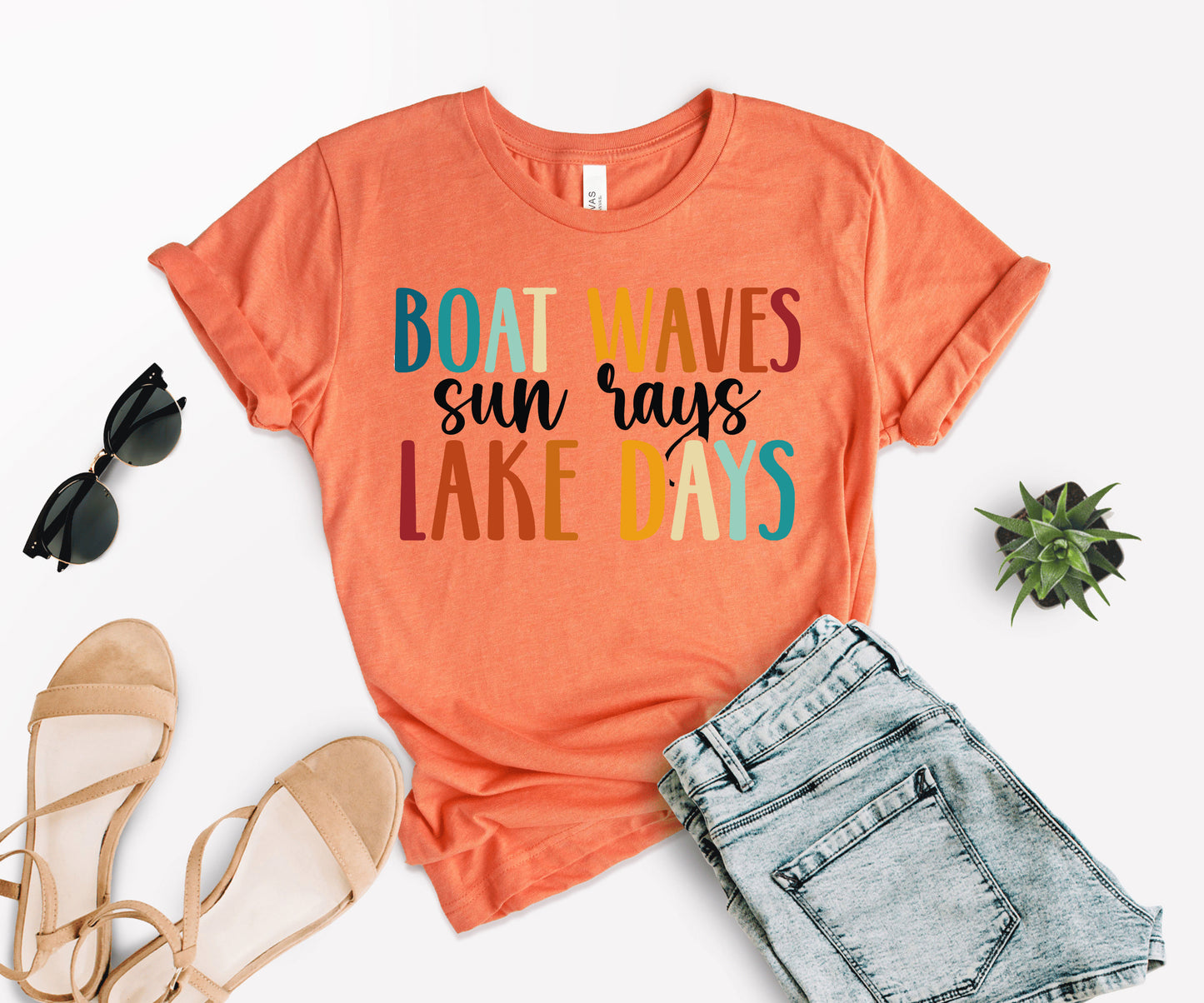 Boat Waves Sun Rays Lake Days Shirt, Lake Shirt, Boat Waves Shirt-newamarketing