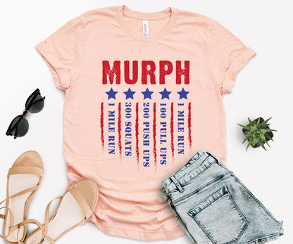 Murph Challenge Shirt, Memorial Day Shirt, American Patriot Shirt-newamarketing