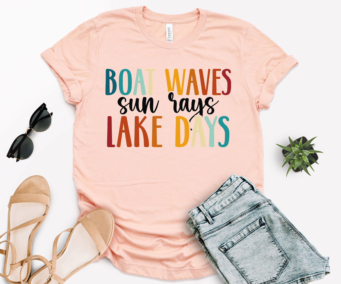 Boat Waves Sun Rays Lake Days Shirt, Lake Shirt, Boat Waves Shirt-newamarketing