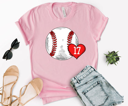 Custom Baseball Mom Shirt, Baseball Mom Number Shirt, Baseball Mom Shirt-newamarketing