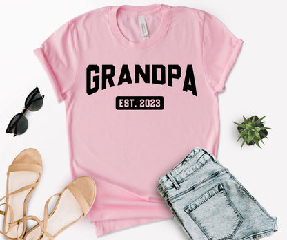 Grandpa Est Shirt, Custom Grandpa Shirt, Grandpa Shirt-newamarketing